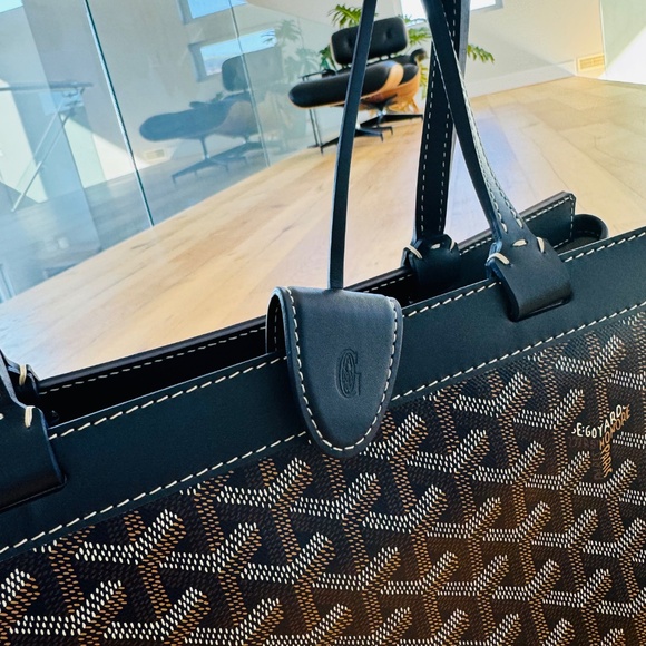 Goyard bellechasse PM navy - Picture 4 of 12